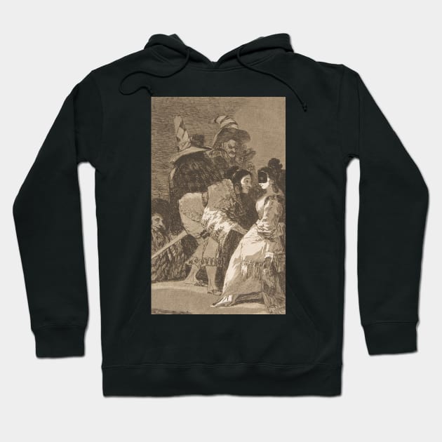 Nobody knows himself by Francisco Goya Hoodie by Classic Art Stall